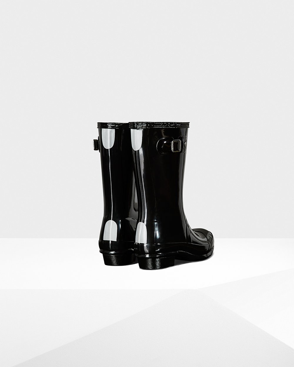 Kids Hunter Rain Boots Black - Original Big Gloss - 9230467-SX